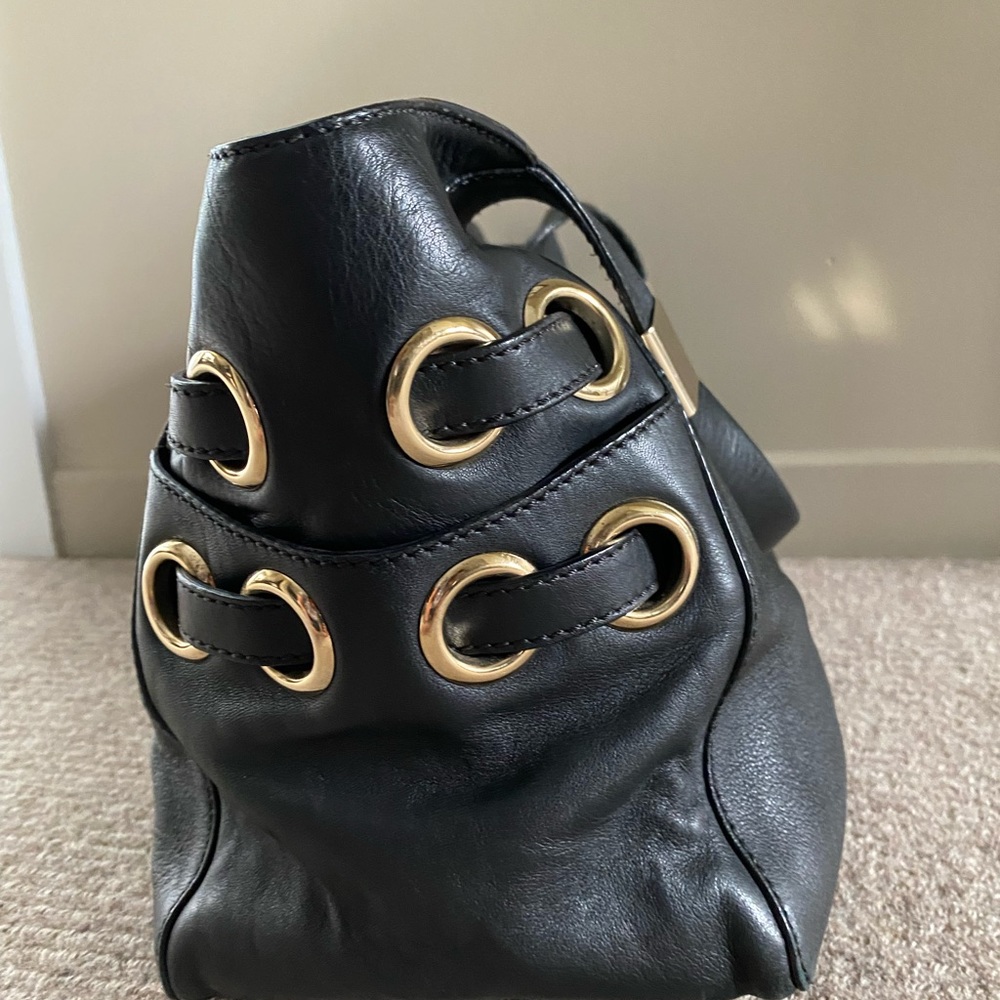 Authentic Jimmy Choo large black shoulder bag - Picture 4 of 7